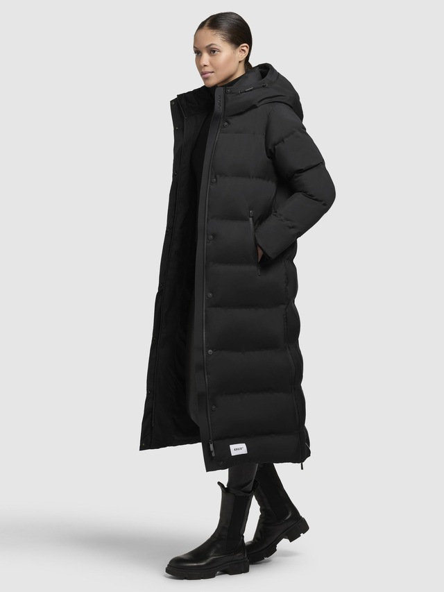 khujo Steppmantel »Mayla2-YM« Warmer Damen Wintermantel mit großer Kapuze