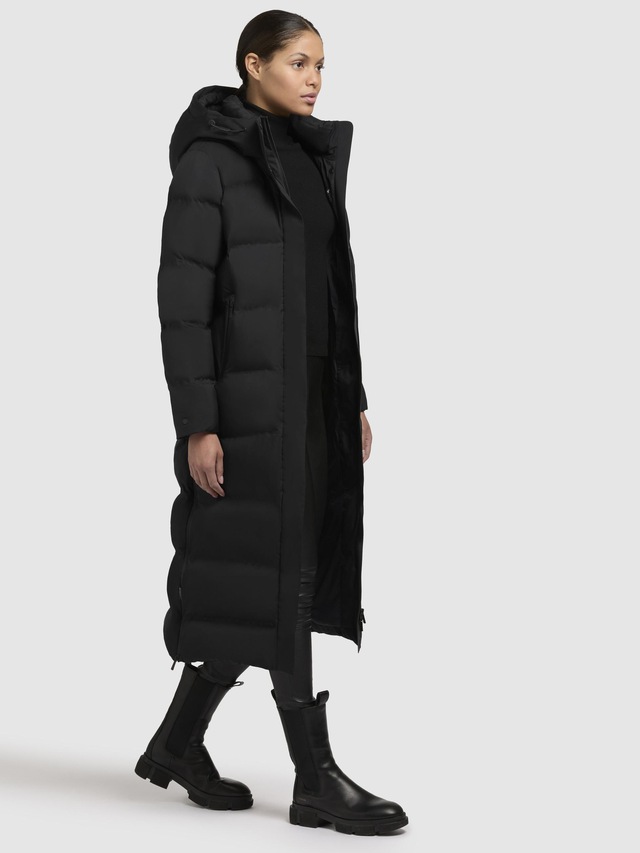 khujo Steppmantel »Mayla2-YM« Warmer Damen Wintermantel mit großer Kapuze