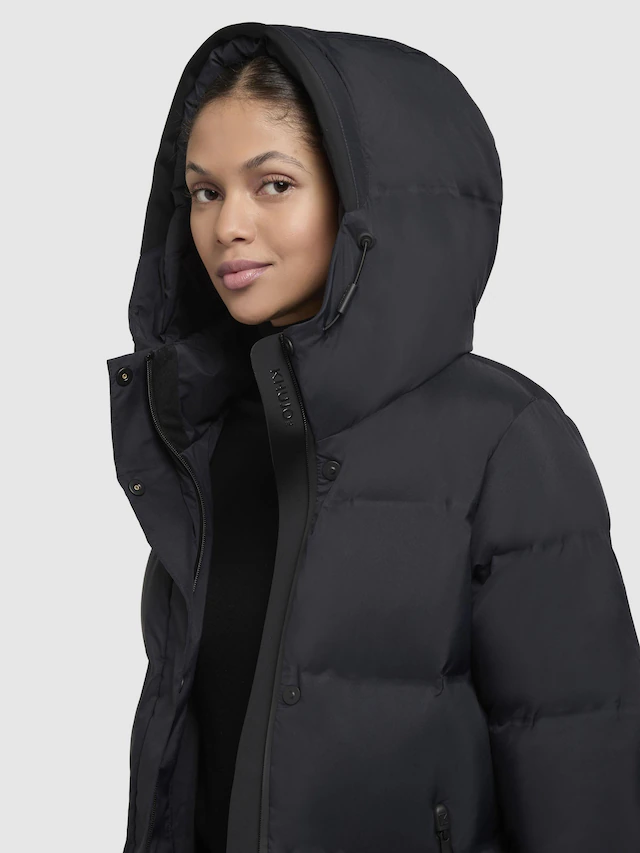 khujo Steppmantel »Mayla2-YM« Warmer Damen Wintermantel mit großer Kapuze