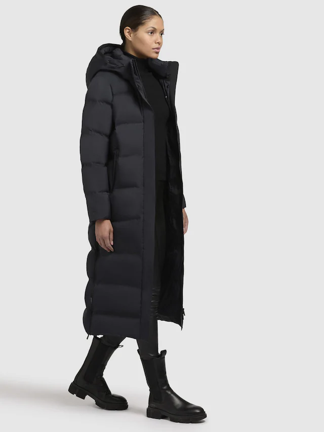 khujo Steppmantel »Mayla2-YM« Warmer Damen Wintermantel mit großer Kapuze