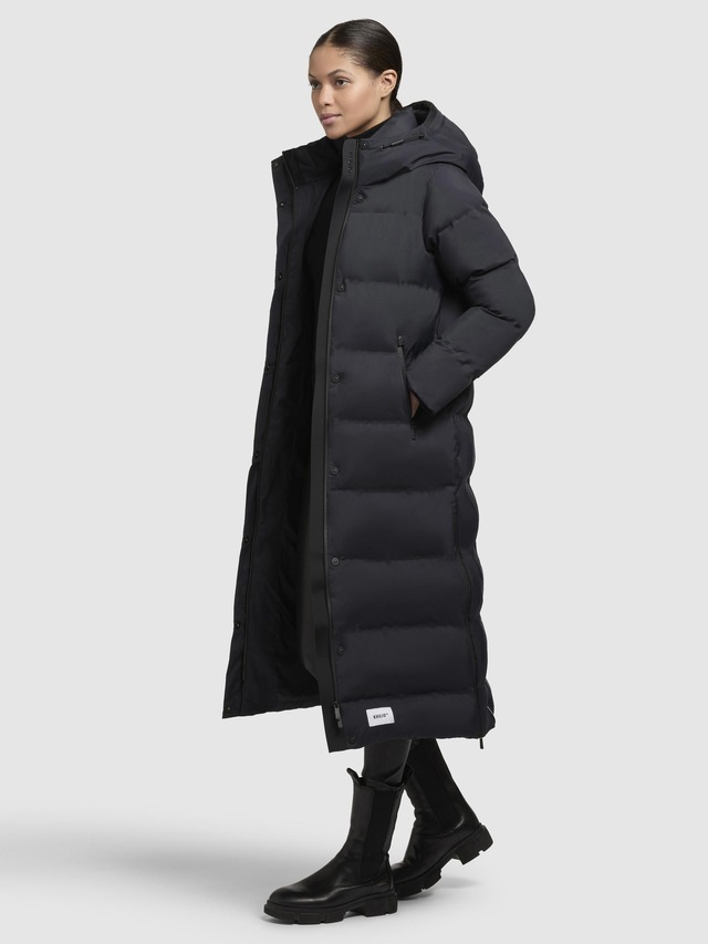 khujo Steppmantel »Mayla2-YM« Warmer Damen Wintermantel mit großer Kapuze