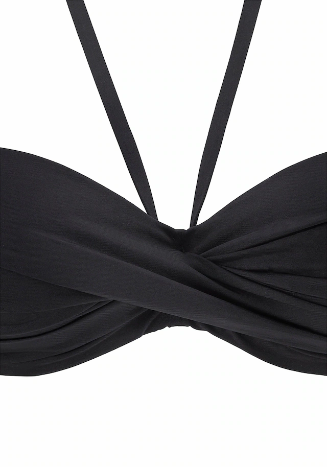 LASCANA Bügel-Bandeau-Bikini mit verschiedenen Trägervarianten