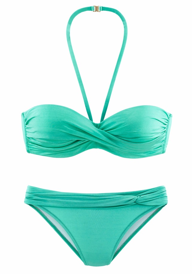 LASCANA Bügel-Bandeau-Bikini mit verschiedenen Trägervarianten