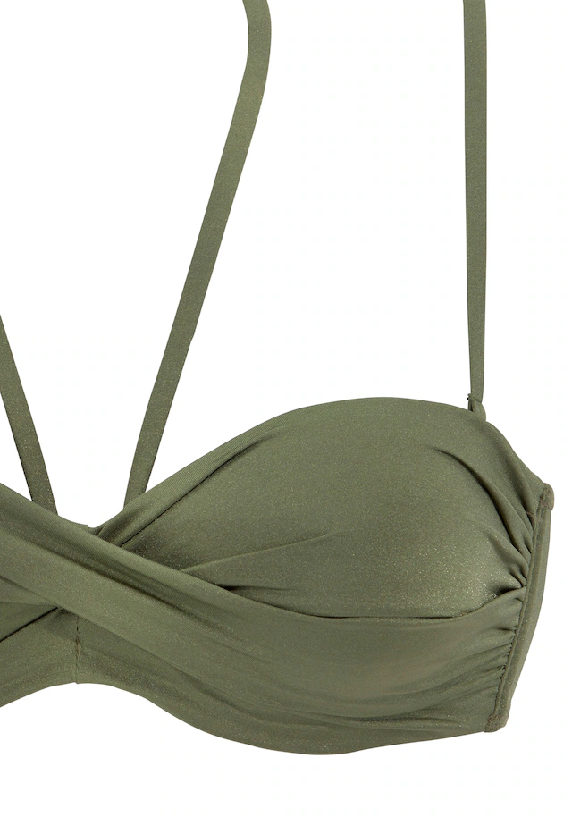 LASCANA Bügel-Bandeau-Bikini mit verschiedenen Trägervarianten