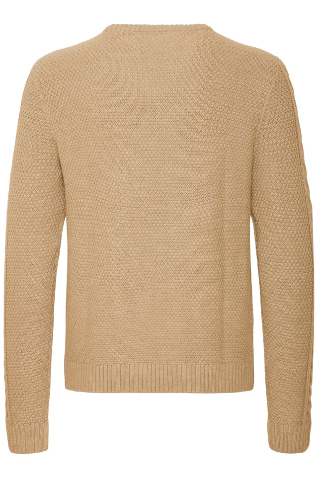 Blend Strickpullover »BHBASIM Crew« aus Baumwollmischung, Regular Fit, mit Rundhalsausschnitt