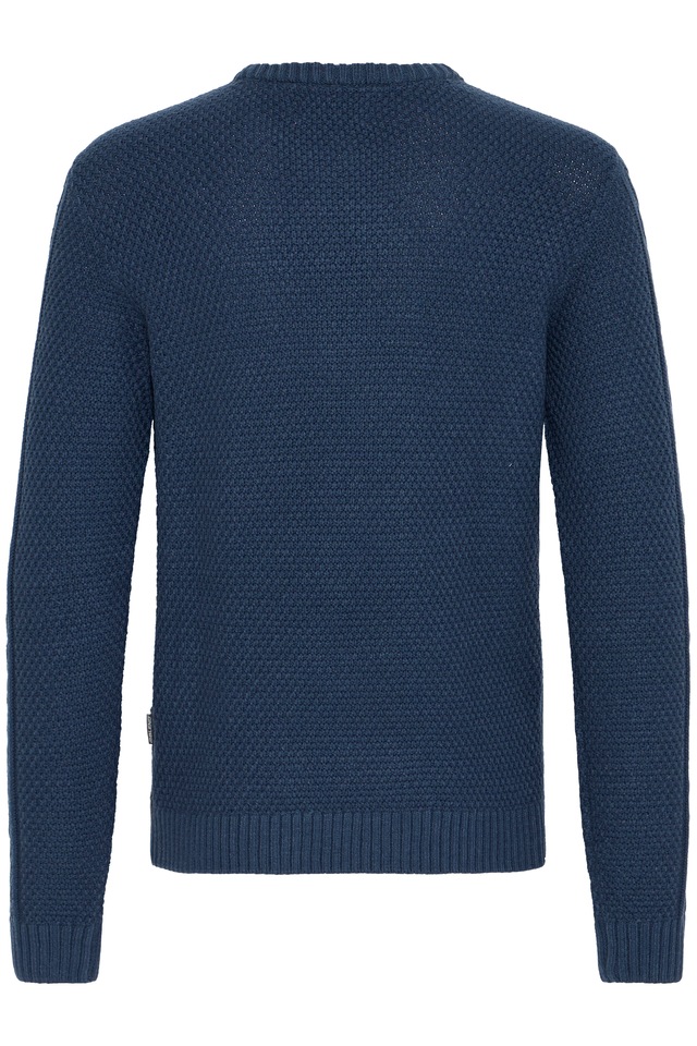 Blend Strickpullover »BHBASIM Crew« aus Baumwollmischung, Regular Fit, mit Rundhalsausschnitt