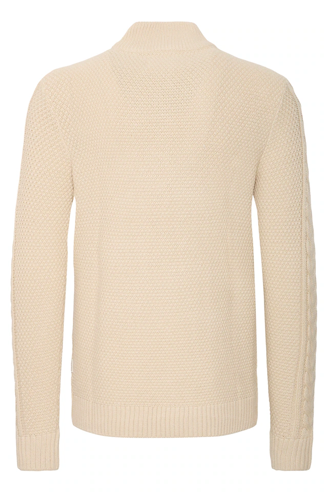 Blend Stehkragenpullover »BHBASIM HalfZ« aus Baumwollmischung, Regular Fit, mit Rippbündchen am Rumpf