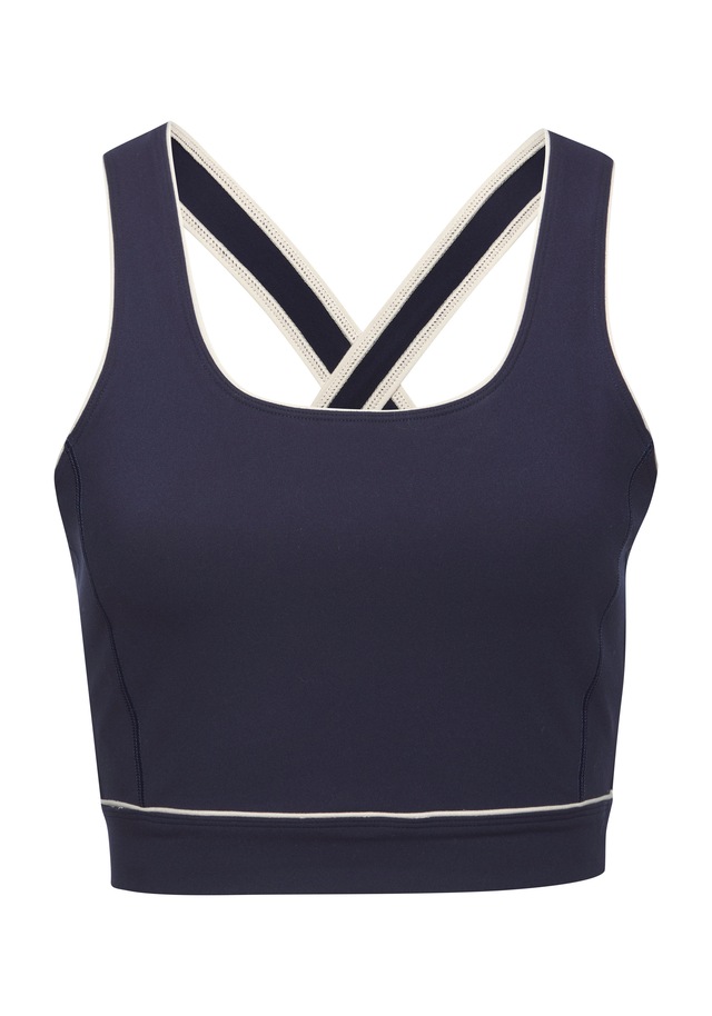 Copenhagen Studios Crop-Top mit überkreuzten Trägern im Rücken