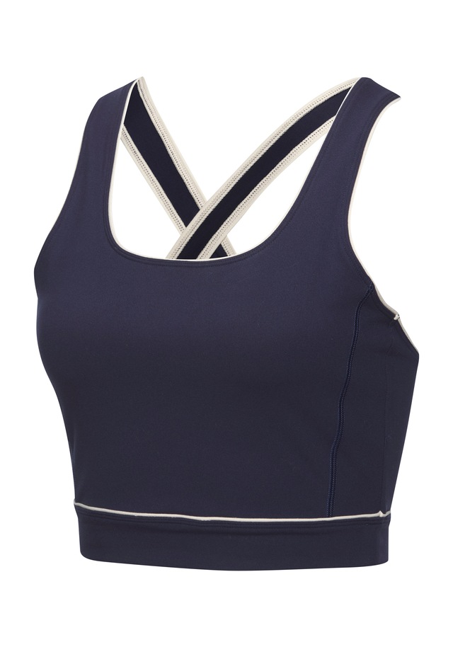 Copenhagen Studios Crop-Top mit überkreuzten Trägern im Rücken