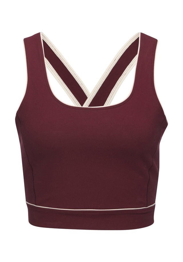 Copenhagen Studios Crop-Top mit überkreuzten Trägern im Rücken