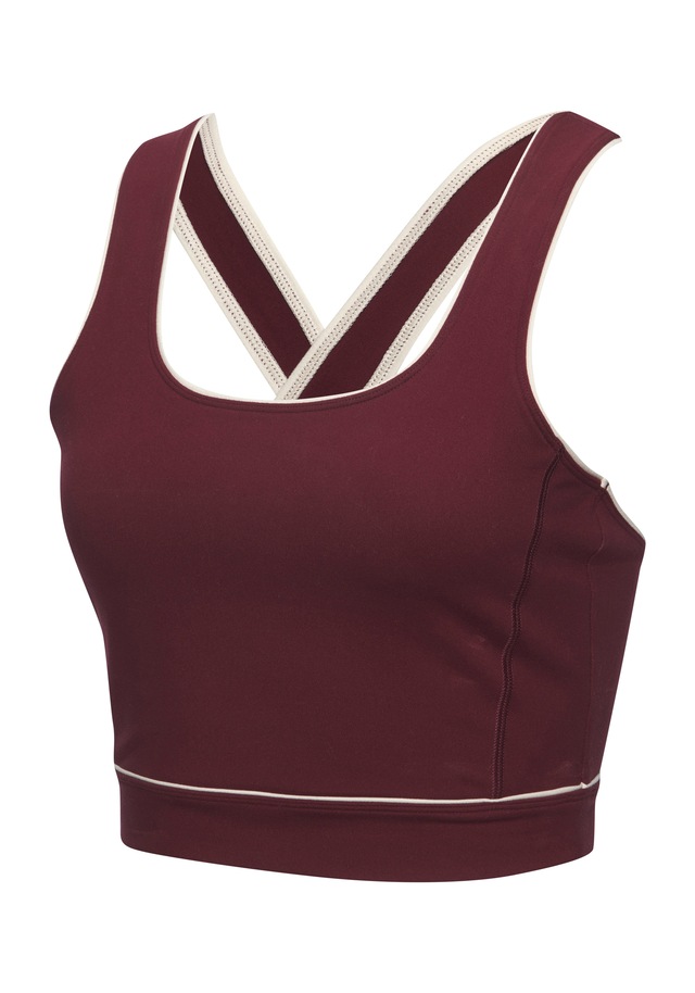 Copenhagen Studios Crop-Top mit überkreuzten Trägern im Rücken