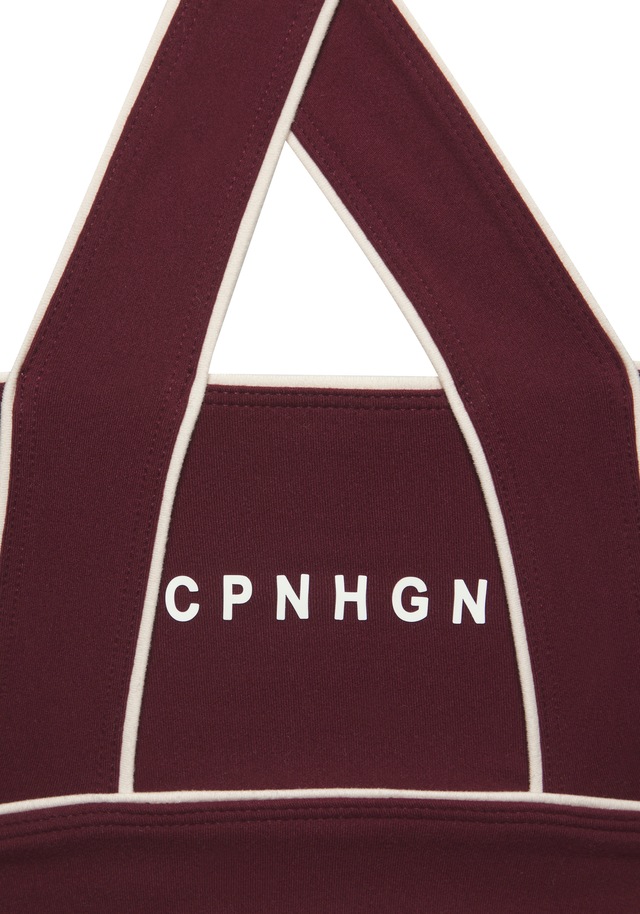 Copenhagen Studios Crop-Top mit überkreuzten Trägern im Rücken