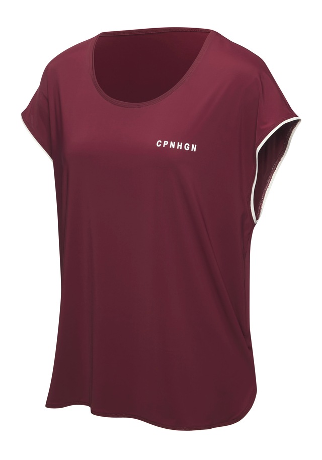 Copenhagen Studios Funktionsshirt mit weitem Armausschnitt