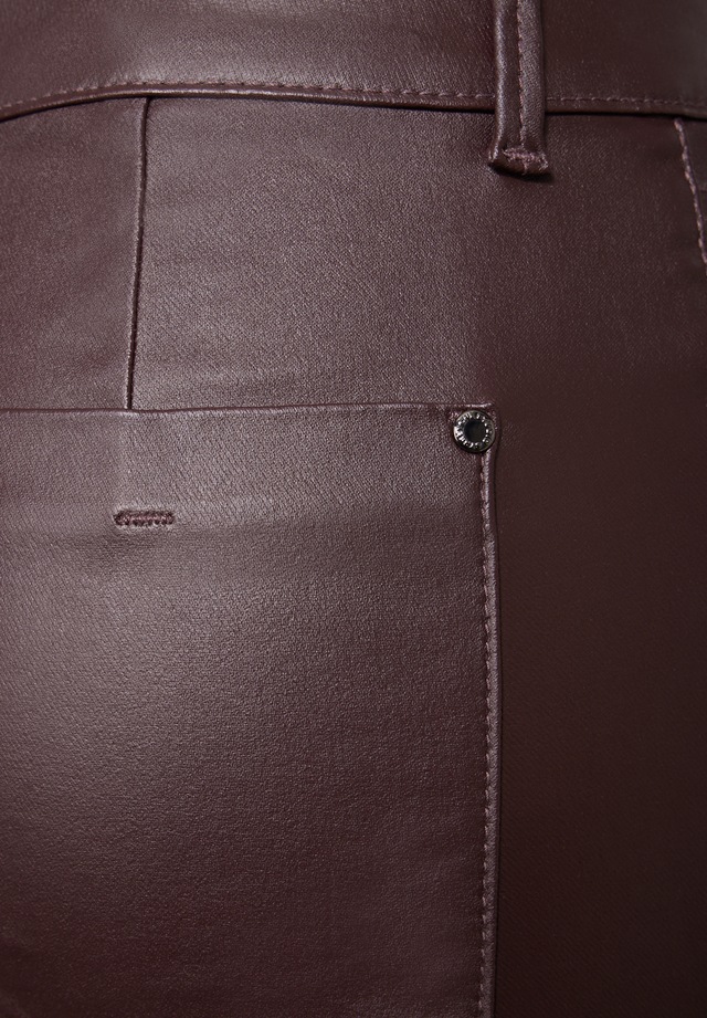STREET ONE STUDIO Lederimitathose High Waist