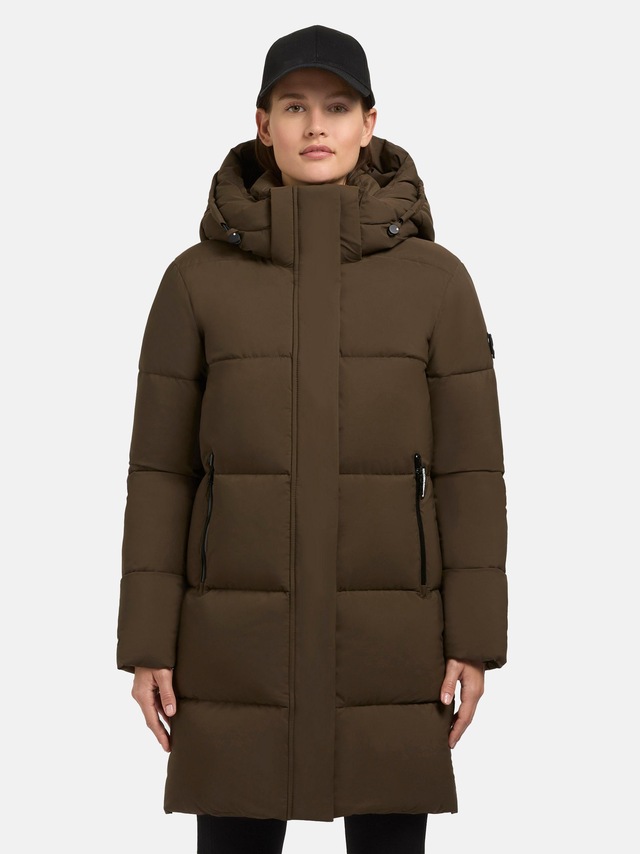 khujo Steppmantel »Haya Matt-YM« Warmer gesteppter Damen Kurzmantel