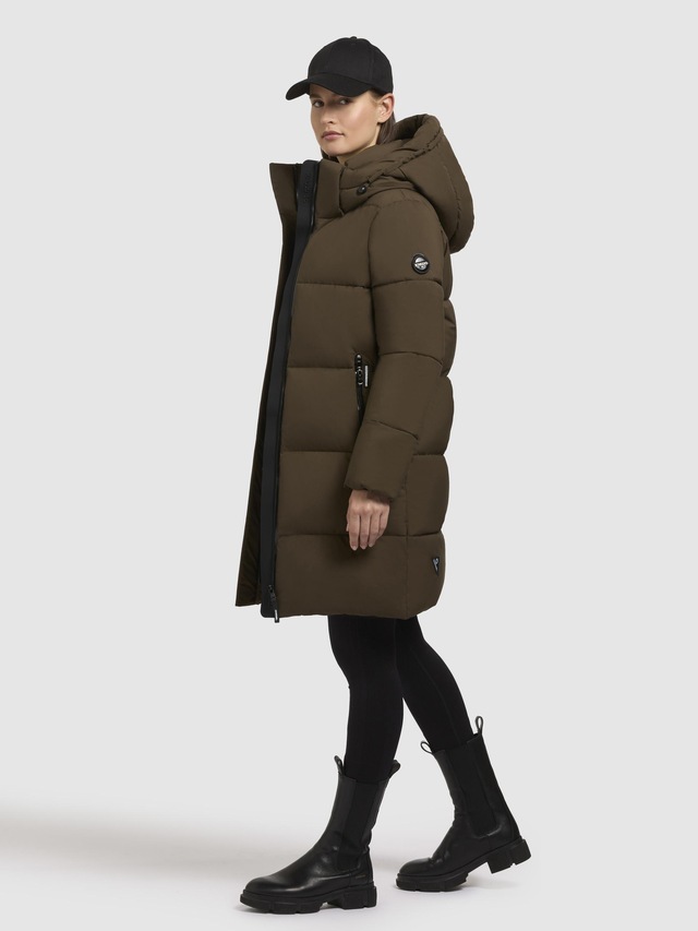 khujo Steppmantel »Haya Matt-YM« Warmer gesteppter Damen Kurzmantel