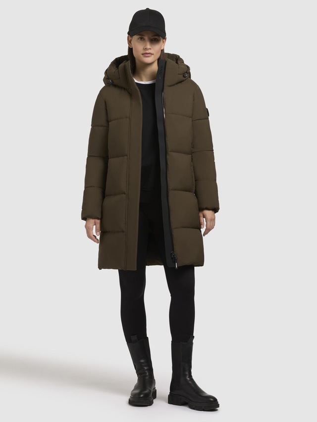 khujo Steppmantel »Haya Matt-YM« Warmer gesteppter Damen Kurzmantel
