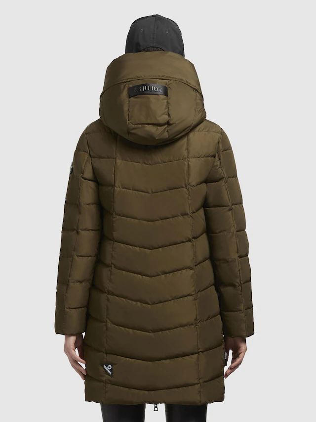 khujo Steppmantel »Pluz-YM« Warmer gesteppter Damen Wintermantel mit Kapuze