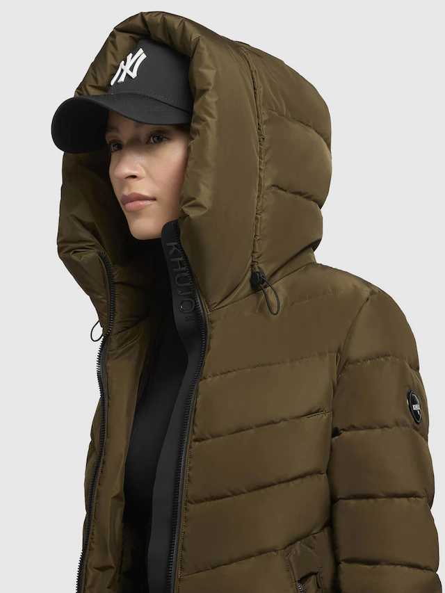 khujo Steppmantel »Pluz-YM« Warmer gesteppter Damen Wintermantel mit Kapuze