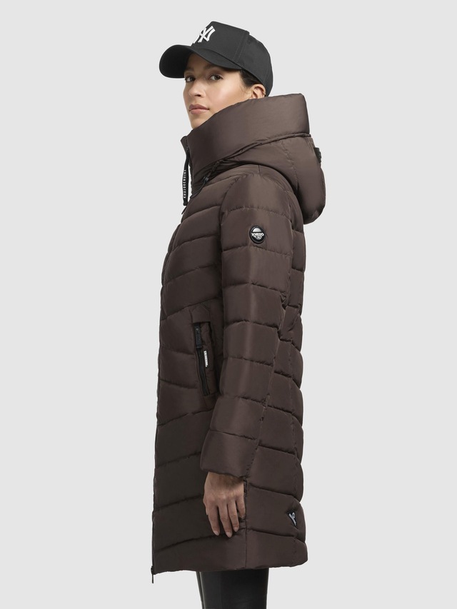 khujo Steppmantel »Pluz-YM« Warmer gesteppter Damen Wintermantel mit Kapuze