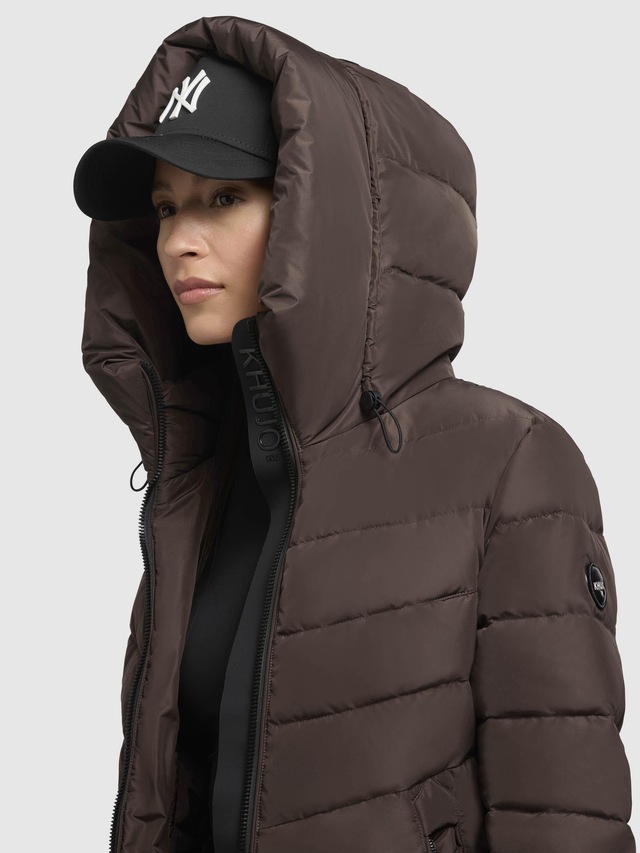 khujo Steppmantel »Pluz-YM« Warmer gesteppter Damen Wintermantel mit Kapuze