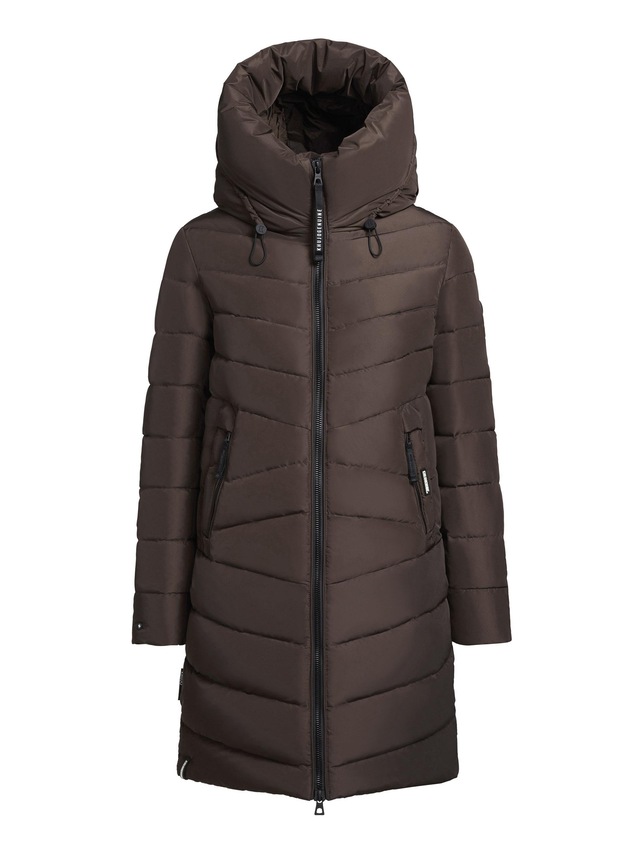 khujo Steppmantel »Pluz-YM« Warmer gesteppter Damen Wintermantel mit Kapuze