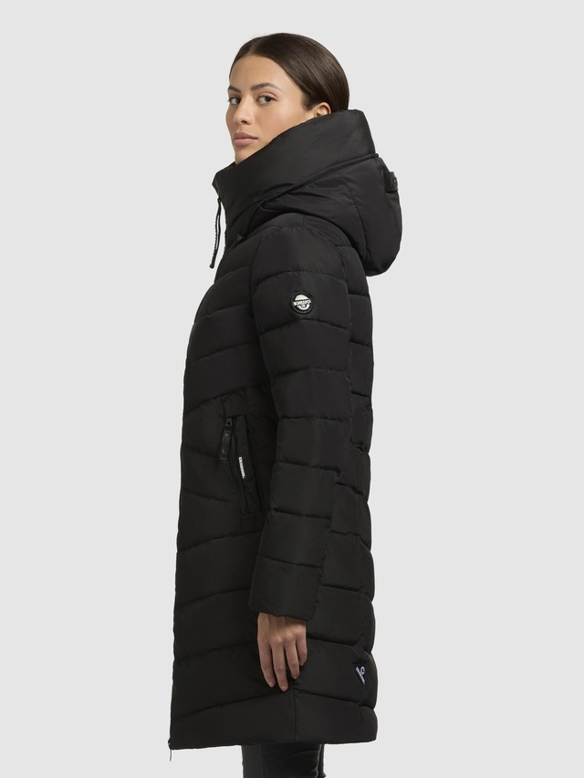 khujo Steppmantel »Pluz-YM« Warmer gesteppter Damen Wintermantel mit Kapuze