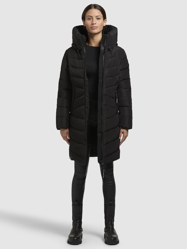 khujo Steppmantel »Pluz-YM« Warmer gesteppter Damen Wintermantel mit Kapuze