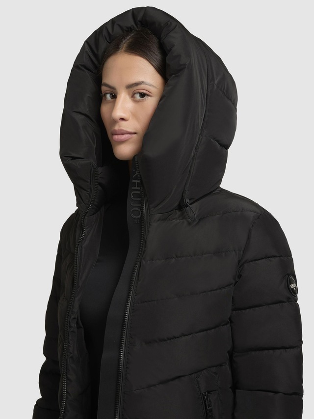 khujo Steppmantel »Pluz-YM« Warmer gesteppter Damen Wintermantel mit Kapuze