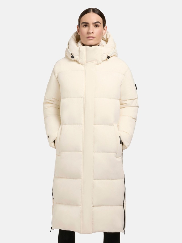 khujo Steppmantel »Rachel Matt-YM« Warmer gesteppter Damen Mantel mit (abnehmbarer Kapuze)