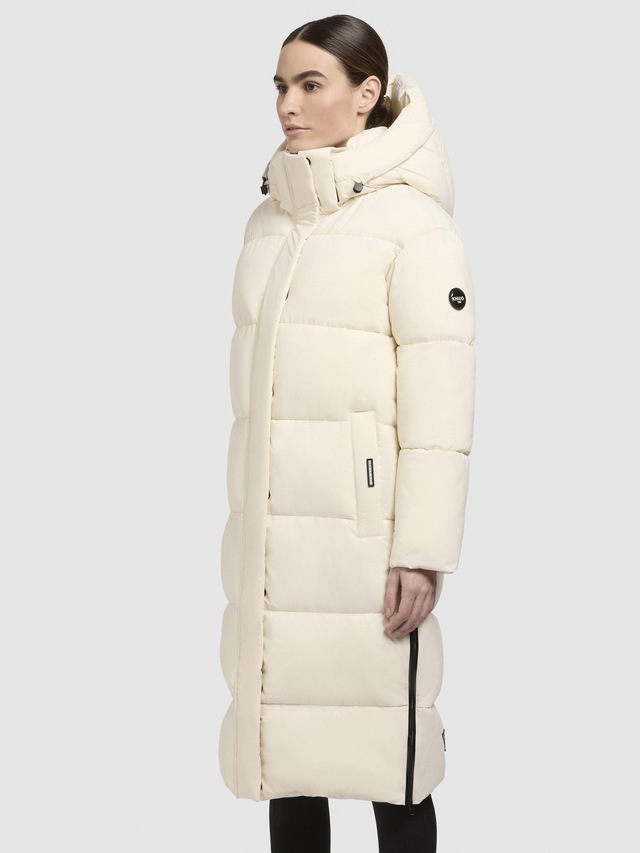khujo Steppmantel »Rachel Matt-YM« Warmer gesteppter Damen Mantel mit (abnehmbarer Kapuze)