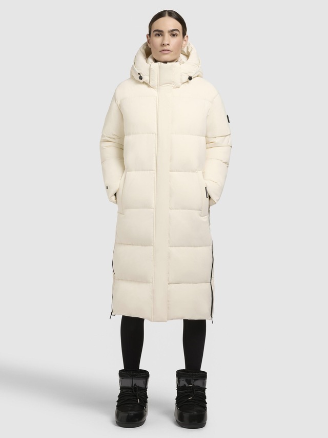 khujo Steppmantel »Rachel Matt-YM« Warmer gesteppter Damen Mantel mit (abnehmbarer Kapuze)