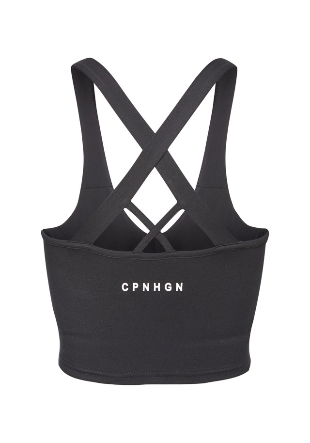 Copenhagen Studios Crop-Top gekreuzte Träger im Rückenbereich