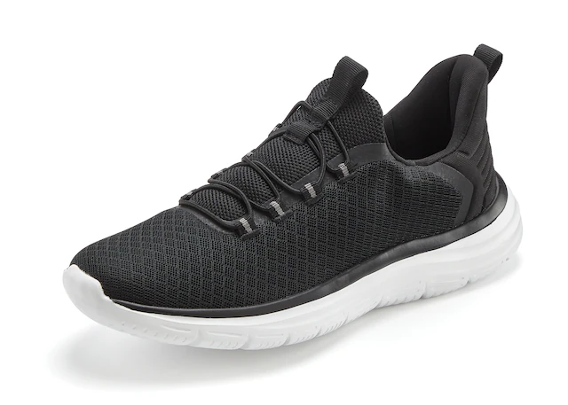 John Devin Sneaker »Halbschuhe, Freizeitschuhe, Turnschuh, Slip-On-Sneaker« mit elastischen Bändern für schnelles Reinschlüpfen, Unisex VEGAN