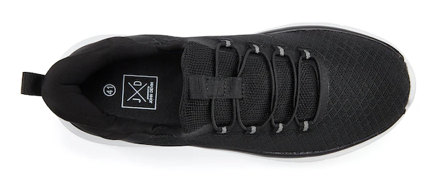 John Devin Sneaker »Halbschuhe, Freizeitschuhe, Turnschuh, Slip-On-Sneaker« mit elastischen Bändern für schnelles Reinschlüpfen, Unisex VEGAN
