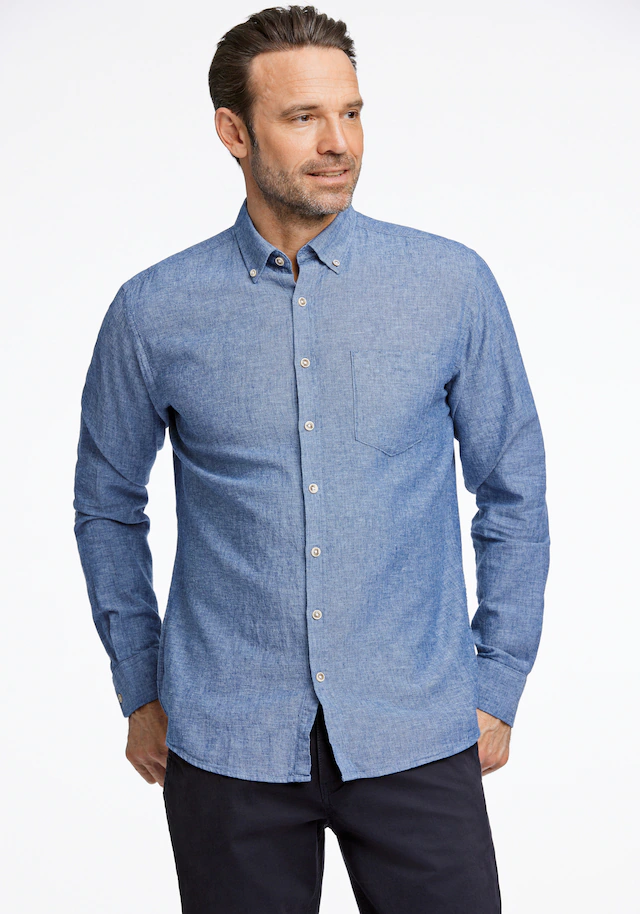 JACK’S Leinenhemd »Leinenhemd (Langarm) Regular Fit«