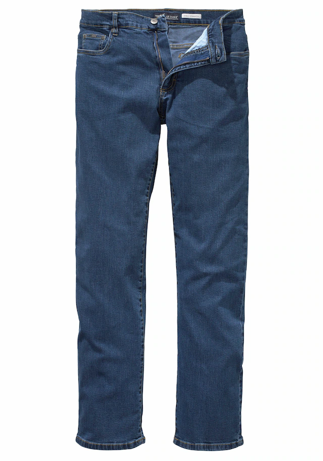 Arizona Stretch-Jeans »John« Packung, 2 Stk. gerade Beinform, niedrige Leibhöhe, mit Five-Pocket-Konfiguration
