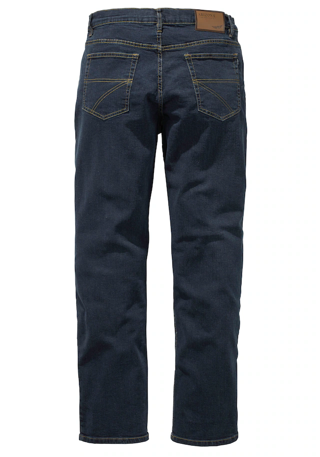 Arizona Stretch-Jeans »John« Packung, 2 Stk. gerade Beinform, niedrige Leibhöhe, mit Five-Pocket-Konfiguration