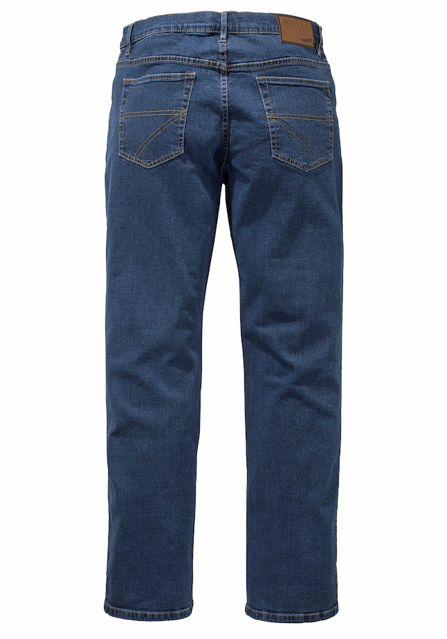 Arizona Stretch-Jeans »John« Packung, 2 Stk. gerade Beinform, niedrige Leibhöhe, mit Five-Pocket-Konfiguration