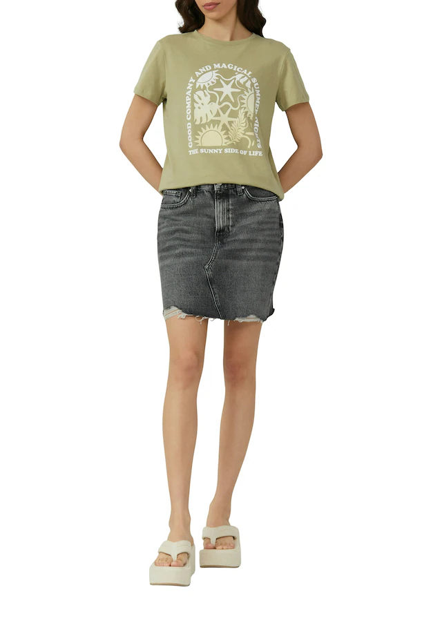 QS T-Shirt mit Print