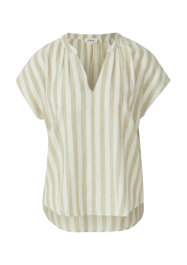 s.Oliver Kurzarmbluse mit All-Over Print