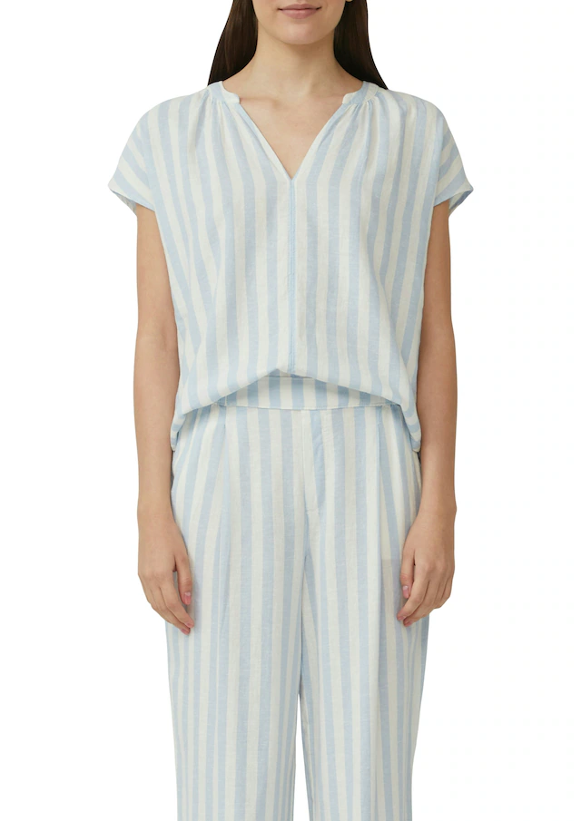 s.Oliver Kurzarmbluse mit All-Over Print