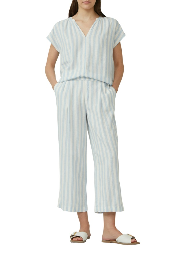 s.Oliver Kurzarmbluse mit All-Over Print