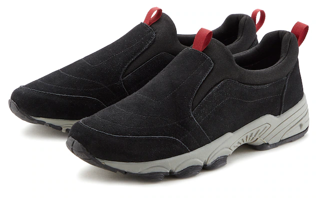 John Devin Sneaker »Lederschuh, Slipper, Halbschuhe, Freizeitschuhe, Ledersneaker« Slip-On-Sneaker zum Reinschlüpfen aus Leder