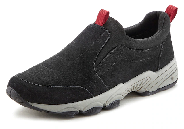 John Devin Sneaker »Lederschuh, Slipper, Halbschuhe, Freizeitschuhe, Ledersneaker« Slip-On-Sneaker zum Reinschlüpfen aus Leder