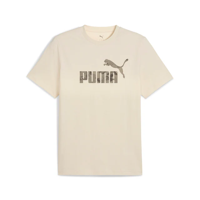 PUMA T-Shirt »ESS CAMO TEE« gerade Passform, Kurzarm, für Alltag und Freizeit