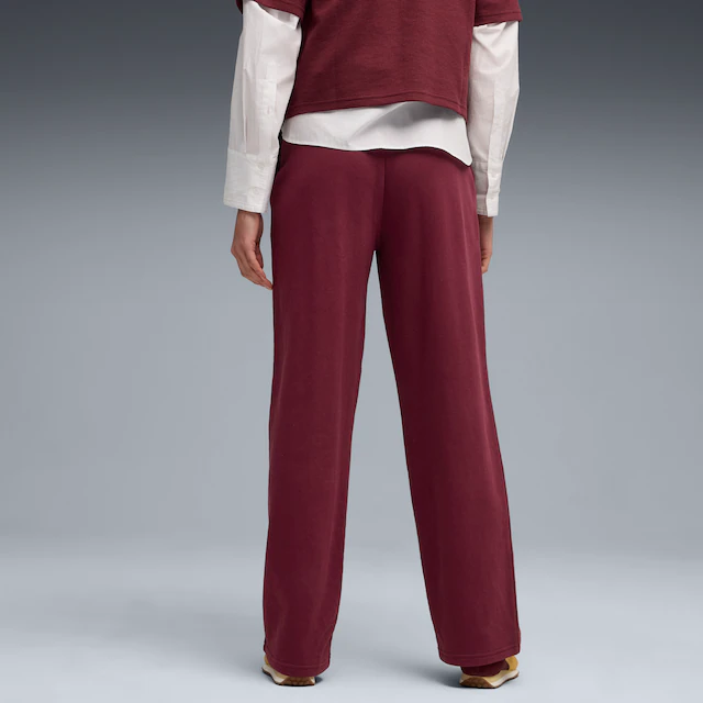 PUMA Trainingshose »CLASS COMFORT PINNACLE HIGH-WAIST STRAIGHT PANTS TR OP« mit Eingrifftaschen, aus Baumwollmischung, pflegeleicht