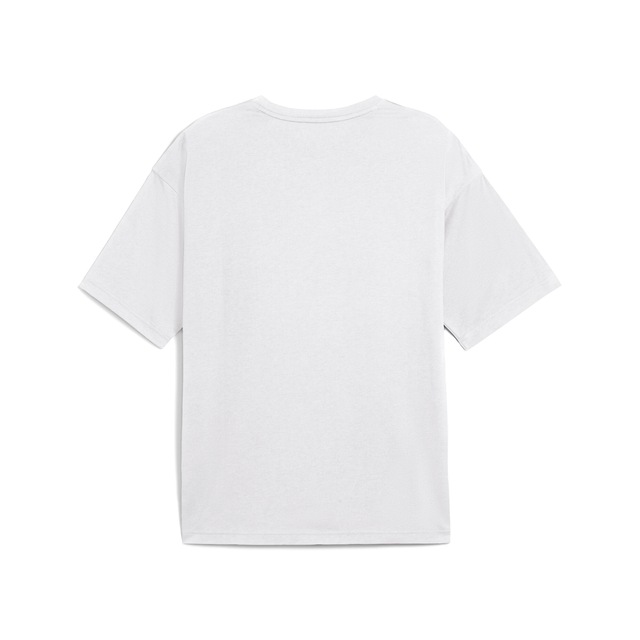 PUMA Trainingsshirt »M GRAPHIC OVERSIZE TEE« Kurzarm-Design, sportlicher Stil, atmungsaktiv, schnell trocknend