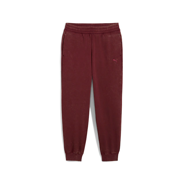 PUMA Trainingshose »ESS ELEVATED COMFORT WASH SWEATPANTS FL CL« für Alltag und Sport, sportlicher Stil, mit Print-Applikationen