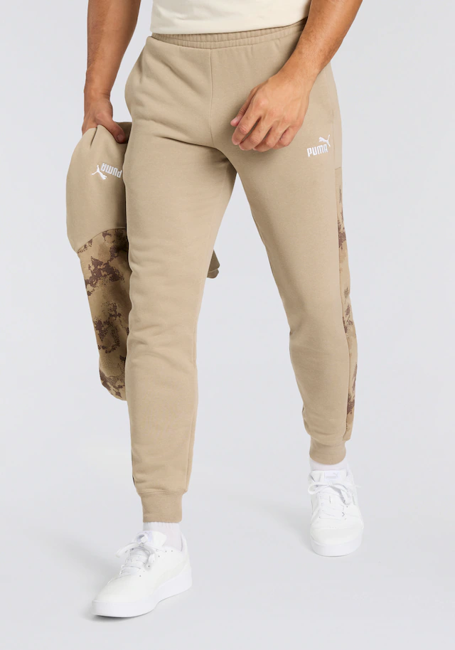 PUMA Trainingshose »ESS CAMO SWEATPANTS FL CL« Regular Fit, mit Eingrifftaschen, sportlicher Stil